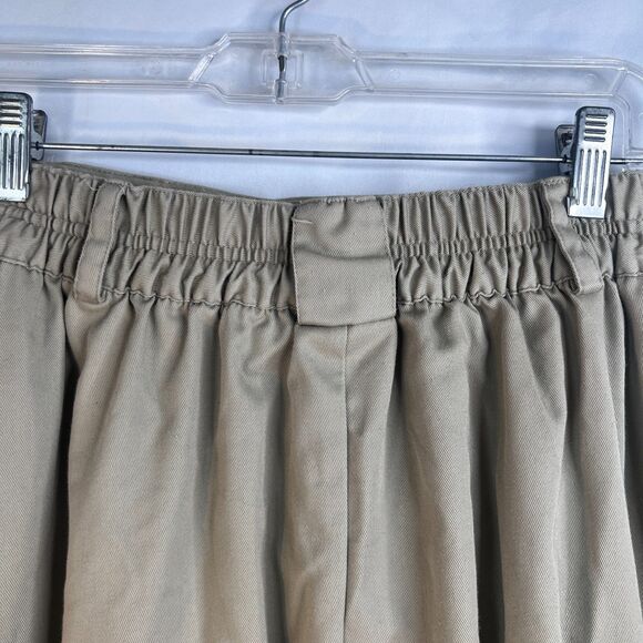 Cabin Creek Aline Button Front Maxi Khaki Skirt Earthy Effortless Neutral Size 8 - Picture 8 of 12